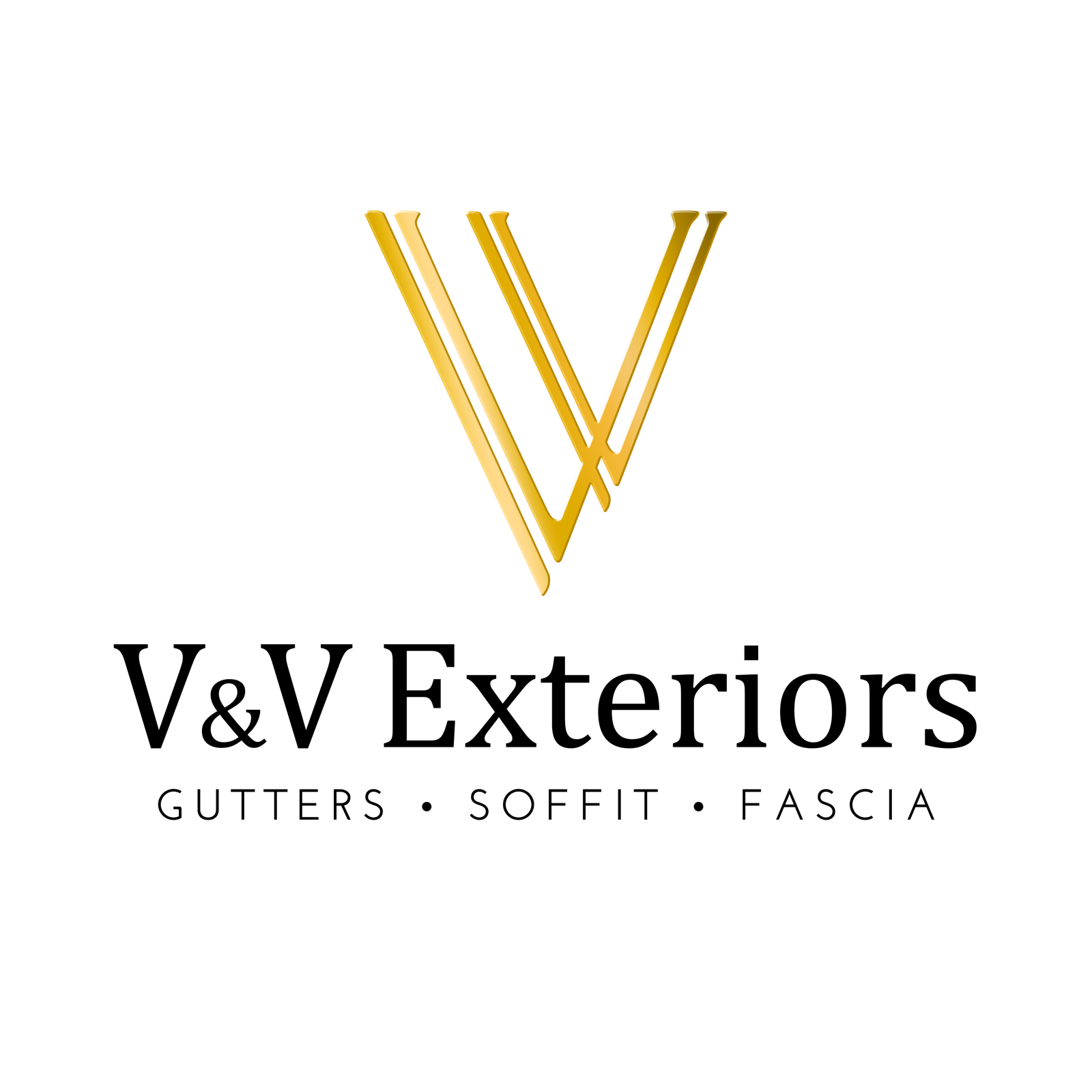 V&V exteriors logo